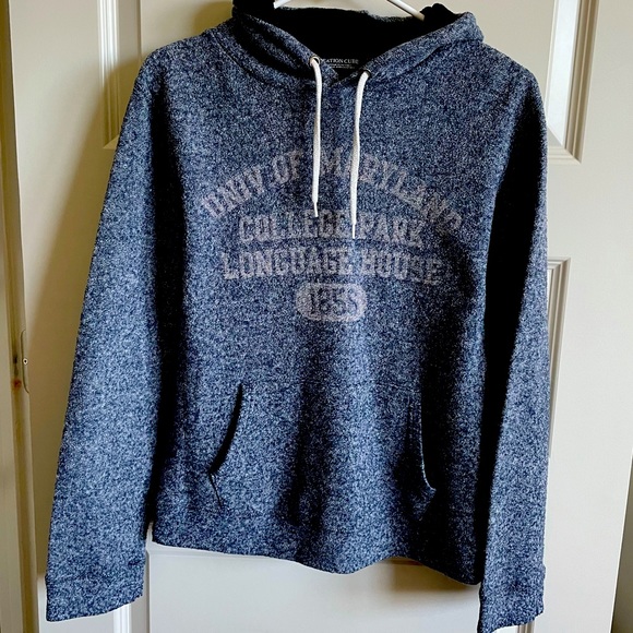 Navy Blue Creation Club Hoodie Size Medium - Picture 2 of 3